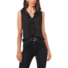 image:imageVince Camuto VNeck Ruffle Front BlouseRich Black