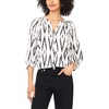 image:imageVince Camuto Womens 34 Sleeve Raglan Button Down BlouseRich Black