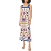 image:imageVince Camuto Womens Beaded Spaghetti Strap Smocked Bodice Maxi DressNew Ivory