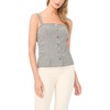 image:imageVince Camuto Womens Button Front Fitted Tank TopRich Black