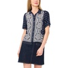 image:imageVince Camuto Womens Collar Button Down Short Sleeve ShirtClassic Navy