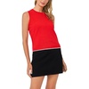 image:imageVince Camuto Womens Crew Neck Sleeveless TopLobster Red