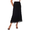 image:imageVince Camuto Womens Crochet Maxi SkirtRich Black