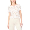 image:imageVince Camuto Womens Crochet Short Sleeve TopUltra White