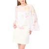 image:imageVince Camuto Womens Double Ruffle Sleeve BlouseLemon Cream