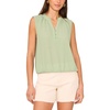 image:imageVince Camuto Womens Elastic Waist Sleeveless BlouseEucalyptus