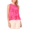 image:imageVince Camuto Womens Floral Flowy Tank TopRasberry Sorbet