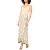 image:imageVince Camuto Womens Floral Print Knit Maxi SkirtLily Green