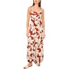image:imageVince Camuto Womens Floral Print Thick Strap Sleeveless Maxi DressChili