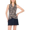 image:imageVince Camuto Womens Front Cross Over Wrap Sleeveless Tank TopRich Black