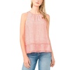 image:imageVince Camuto Womens Halter Neck Shell with PeplumLobster Red