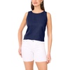 image:imageVince Camuto Womens Linen Keyhole Back TankClassic Navy