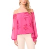 image:imageVince Camuto Womens Off the Shoulder Long Sleeve BlouseRasberry Sorbet
