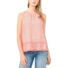 image:imageVince Camuto Womens Peplum Halter Neck Sleeveless TopLobster Red