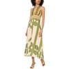 image:imageVince Camuto Womens Plunging Neck Sleeveless Maxi DressFlora Green