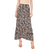 image:imageVince Camuto Womens Printed Maxi Pull on SkirtRich Black