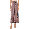 image:imageVince Camuto Womens Printed Pull on Maxi SkirtRust