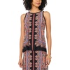 image:imageVince Camuto Womens Printed Sleeveless Tank TopRust