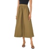 image:imageVince Camuto Womens Pull on Maxi SkirtBurnt Olive