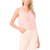 image:imageVince Camuto Womens Ruffled V Neck Sleeveless TopCoral Sands
