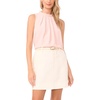 image:imageVince Camuto Womens Shirred Mock Neck Tank BlouseSepia Rose