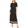 image:imageVince Camuto Womens Short Sleeve Knit Crew Neck Maxi DressBurnt Olive