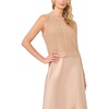 image:imageVince Camuto Womens Sleeveless Crew Neck SweaterLight Taupe