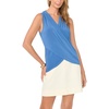 image:imageVince Camuto Womens Sleeveless Front Cross Over Wrap Tank TopDenim Navy
