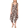 image:imageVince Camuto Womens Sleeveless Tie Strap Wide Leg JumpsuitMocha