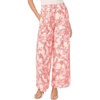 image:imageVince Camuto Womens Smocked Waist Wide Leg PantSummer Rose