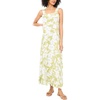 image:imageVince Camuto Womens Square Neck Maxi DressFlora Green