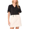 image:imageVince Camuto Womens Tie Neck Princess Sleeve BlouseRich Black