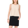 image:imageVince Camuto Womens Top Stitch Sleeveless TopSoft Cream