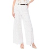 image:imageVince Camuto Womens Wide Leg Pull on Lace PantUltra White