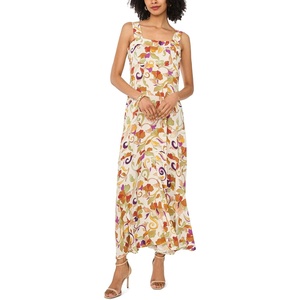 image:imageVince Camuto Square Neck Tiered MaxiApple Red