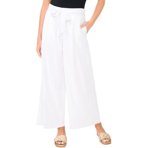 image:imageVince Camuto Wide Leg Tie Waist PantsUltra White