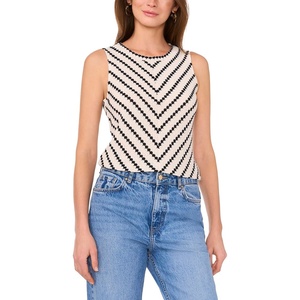 image:imageVince Camuto Womens Center Front Seam Sleeveless TopNew Ivory