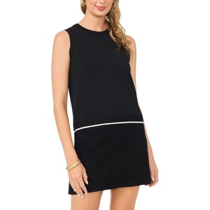 image:imageVince Camuto Womens Crew Neck Sleeveless TopRich Black