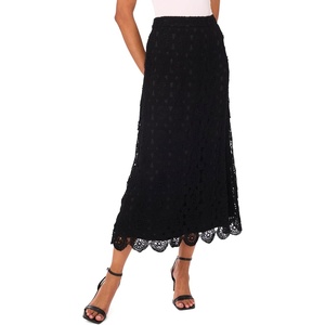 image:imageVince Camuto Womens Crochet Maxi SkirtRich Black