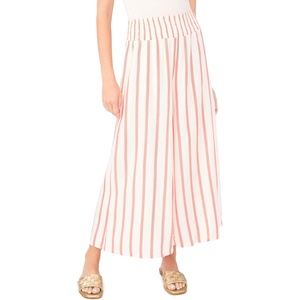 image:imageVince Camuto Womens Cropped Wide Leg PantRed Hot