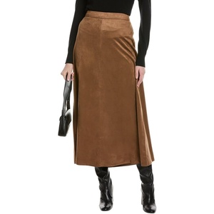 image:imageVince Camuto Womens Front Seam a Line SkirtCamel