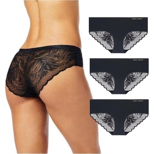 image:imageVince Camuto Womens Hipster Underwear Soft Seamless Lace Breathable Ladies Panties 36 Pack Ropa Interior de MujerBlack 3pk