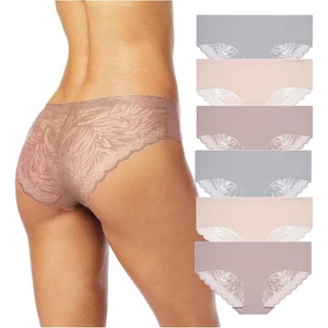 image:imageVince Camuto Womens Hipster Underwear Soft Seamless Lace Breathable Ladies Panties 36 Pack Ropa Interior de MujerMorganiteGreyTaupe 6pk