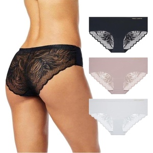 image:imageVince Camuto Womens Hipster Underwear Soft Seamless Lace Breathable Ladies Panties 36 Pack Ropa Interior de MujerOysterTaupeBlack 3pk