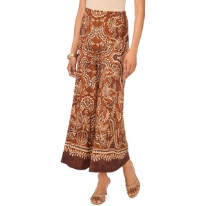 image:imageVince Camuto Womens Pull on Wide Leg PantRust