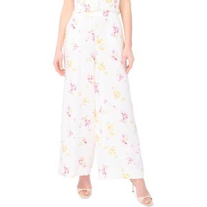 image:imageVince Camuto Womens Rumple Twill Wide Leg Pants with PocketsLemon Cream