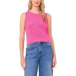 image:imageVince Camuto Womens Sleeveless Ity Back Keyhole TankRaspberry Sorbet