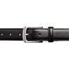 image:imageVince Camuto Belts Men  Genuine Leather with Edge Stitch Detailing and a Nickle Finish Belt BuckleBlack
