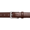 image:imageVince Camuto Belts Men  Genuine Leather with Edge Stitch Detailing and a Nickle Finish Belt BuckleDark Tan
