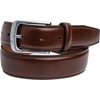 image:imageVince Camuto Belts Men  Genuine Leather with Edge Stitch Detailing and a Nickle Finish Belt BuckleDark Tan